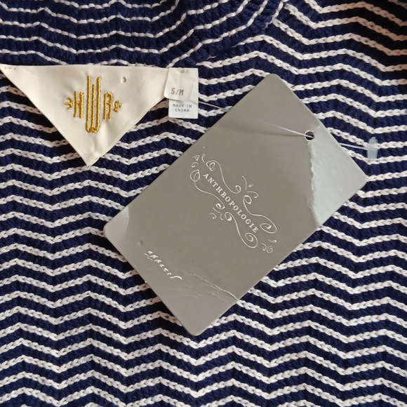 Anthropologie navy Marin cropped bolero NWT - Picture 4 of 6